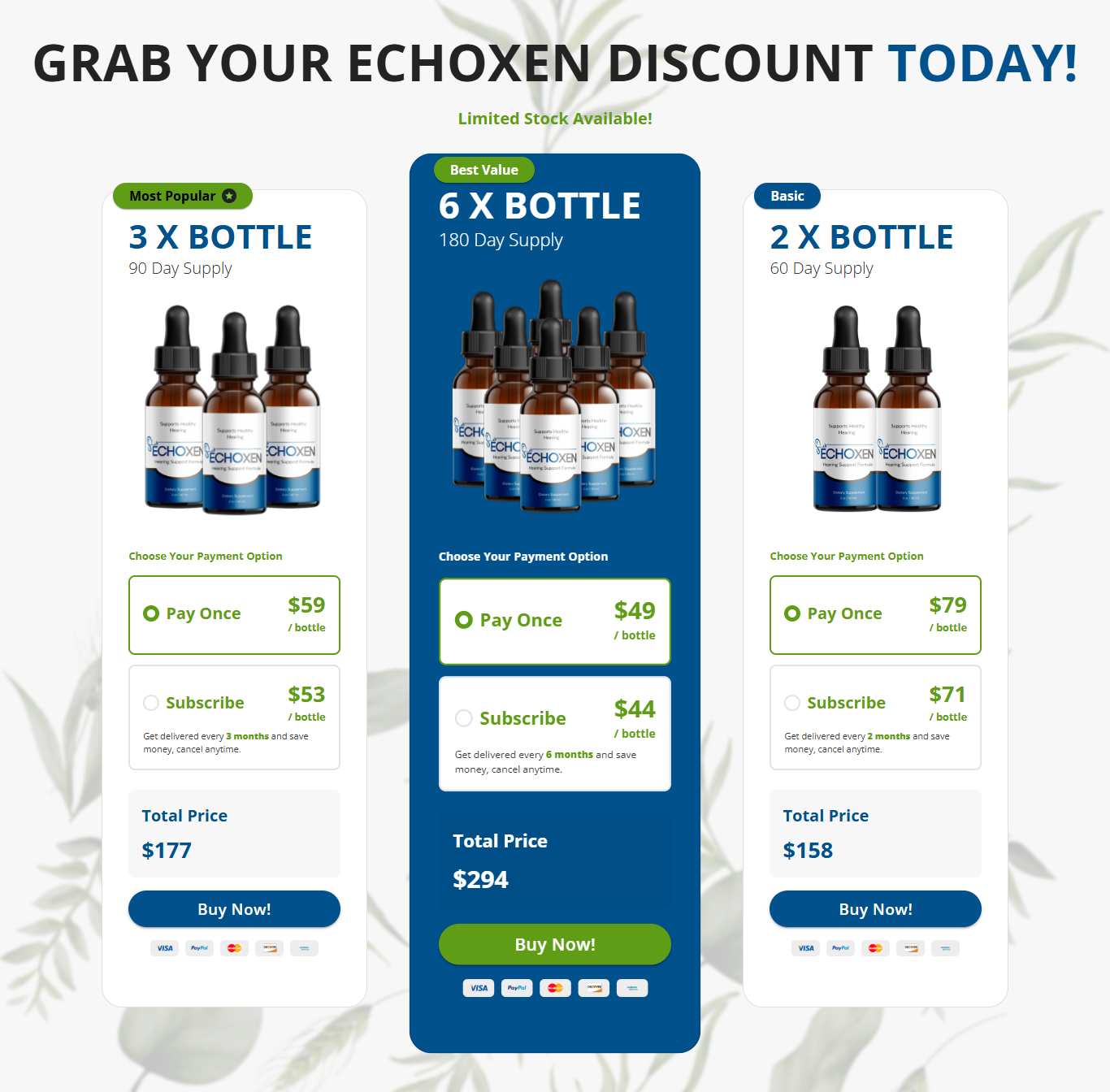 Echoxen Offer